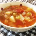hitomi41's cooksnap of when they made ワイルド！ミニトマトでミネストローネ.