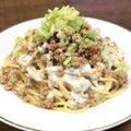 ままばなな1020's cooksnap of when they made ピリ辛肉味噌と胡麻ヨーグルト坦々麺。.