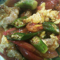 ramuney's cooksnap of when they made 豚肉とレタス トマトでさっぱり炒め.