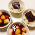 クーロ00's cooksnap of when they made ミルク白玉のみたらし団子.