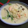 うりかーさん's cooksnap of when they made えびとチンゲン菜の豆乳カレースープ♪.
