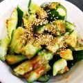 子育て奮闘中！'s cooksnap of when they made たたきキュウリの辛味和え.