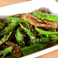 ひつじ料理長's cooksnap of when they made コンニャクとピーマンのピリ辛炒め♪♪.