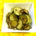 でっぷりくまきち's cooksnap of when they made オイルサーディンとズッキーニの大蒜炒め.