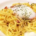 らて♪'s cooksnap of when they made ちょっと本格的な♡カルボナーラ♡.