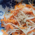 ぽかふぇ's cooksnap of when they made レンジで簡単★もやしと人参のナムル.