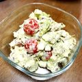 かえるなめこ's cooksnap of when they made さば水煮缶で＊アボカドとトマトのサラダ.