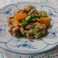 イチゴ、イチゴ。's cooksnap of when they made かぼちゃとオクラの納豆あえ♪.