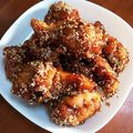 ちびまるこ173cm's cooksnap of when they made ＊手羽元の唐揚げ♪甘辛ごま鰹節＊.