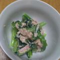 めけめけあろは's cooksnap of when they made 小松菜とツナの和え物.