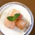 lily…♡'s cooksnap of when they made 簡単★桃のアイスチーズケーキ.