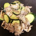 ＊クロミント＊'s cooksnap of when they made ズッキーニと豚肉のマヨ炒め.
