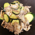 ＊クロミント＊'s cooksnap of when they made ズッキーニと豚肉のマヨ炒め.