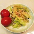 nobunobu51's cooksnap of when they made しらすとキャベツの酢の物.