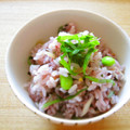 shimaru's cooksnap of when they made みょうがの甘酢漬けとしらすの混ぜご飯.