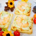 makichihua's cooksnap of when they made 海老のひと口グラタンパイ.