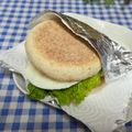 ととろ＆めい's cooksnap of when they made ☆ハンバーガーの包み方☆マック風.