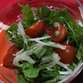 あぼかどんぶり's cooksnap of when they made 簡単すぎ・・・トマトと大葉のサラダ.