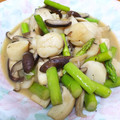 かとまり126's cooksnap of when they made アスパラとほたてのバター焼き.