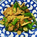 まん丸みかリン's cooksnap of when they made さっぱり！豚肉とオクラのみぞれ炒め.