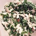 caruga's cooksnap of when they made 梅マヨで脱夏バテ✨ササミのネギまみれ.