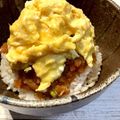 ふたごママちゃん's cooksnap of when they made たっぷりネギが美味しい節約チリソース丼.