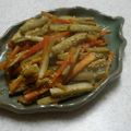 Cookingmam's cooksnap of when they made セロリ入り☆きんぴらごぼう.