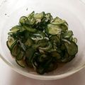 ポニーリボン's cooksnap of when they made 【農家のレシピ】キュウリとジャコの酢の物.