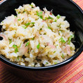 島子☆'s cooksnap of when they made ミョウガの混ぜご飯♪簡単混ぜるだけ炊飯器.