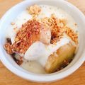 mikko6's cooksnap of when they made 朝食に◎バナナきな粉コーンフレーク.