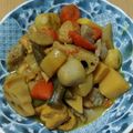 クック1L6OF8☆'s cooksnap of when they made 鶏もも肉と根菜のカレー煮【作りおき】.