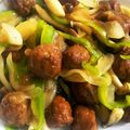 Jyohana's cooksnap of when they made レンジで簡単！ミートボールの野菜和え.