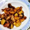 羅唯葵's cooksnap of when they made 豚肉とじゃがいもの甘酢照り焼き.
