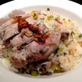 yukesi's cooksnap of when they made セロリと炊き込む☆チキンライス.