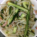 クック9P6O5D☆'s cooksnap of when they made 水っぽくない☆もやしと胡瓜のナムル♥簡単.