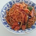 ママんま's cooksnap of when they made フライパンでパスタ！簡単なナポリタン☆.