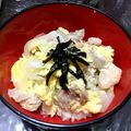 すいすい☆☆'s cooksnap of when they made 親子丼 〜白だしを使って簡単に☆〜.