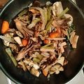 クックBNQ5PD☆'s cooksnap of when they made 授乳中に★夏野菜カレー炒めのっけごはん.