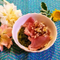 ももちゃんのれしぴ's cooksnap of when they made 簡単♪マグロ＆めかぶ＆みょうが.