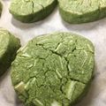 piro0829's cooksnap of when they made サクサクしとるわ。米粉の抹茶クッキー.