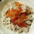 Mi7kuma's cooksnap of when they made 和風トマトソースかけ★冷しゃぶ.