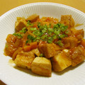 もんしゅしゅ's cooksnap of when they made 厚揚げと新玉ねぎの甘酢炒め.
