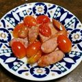 こげ岡's cooksnap of when they made ミニトマトとウインナーの炒め物.