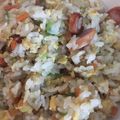 みぃやん！'s cooksnap of when they made きんぴらごぼうとベーコンのパラパラ炒飯.