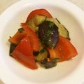 hkkn's cooksnap of when they made ナスとパプリカの煮浸し♪.