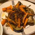 しばねこ's cooksnap of when they made 茄子と人参のひき肉炒め.