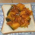きらり流れ星's cooksnap of when they made カレーのっけ焼きかぼちゃ.