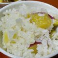 ☆ともすけ♪☆'s cooksnap of when they made さつま芋の塩麹おこわ.
