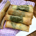 HANA★0823's cooksnap of when they made 青紫蘇がいい感じ☆海老と枝豆チーズ春巻き.