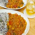 lёmо's cooksnap of when they made トマト缶で簡単♫ラタトゥイユカレー＊.